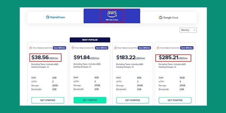 cloudways-aws-pricing-plans