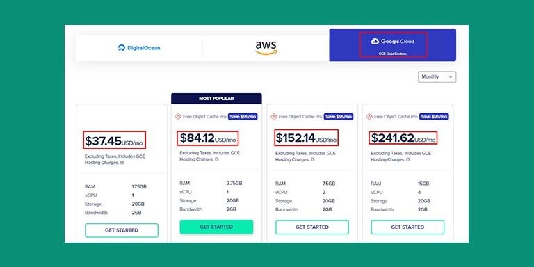 cloudways-google-cloud-pricing-plans